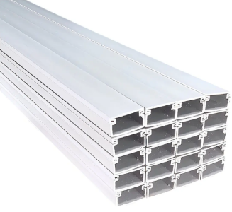 Canaleta Pvc Para Cable 20 Piezas 10x20mm X 1 Metro 1020 Blanco