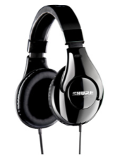 SHURE SRH240 Audifonos profesionales, color negro