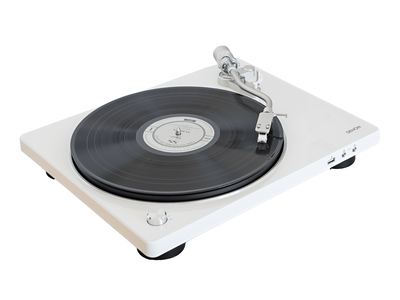 DP450USBWT Tocadiscos Hi-Fi premium accionado por correa con USB