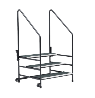 MITY LITE - ESCALERA TILT & TOTE DE TRES PELDAÑOS, ALTURA: 24" Y 32"
