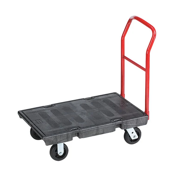FG440300BLA Plataforma Rubbermaid® FG440300BLA de una sola manija para trabajo pesado - 36" x 24" - Capacidad de 1000 lb
